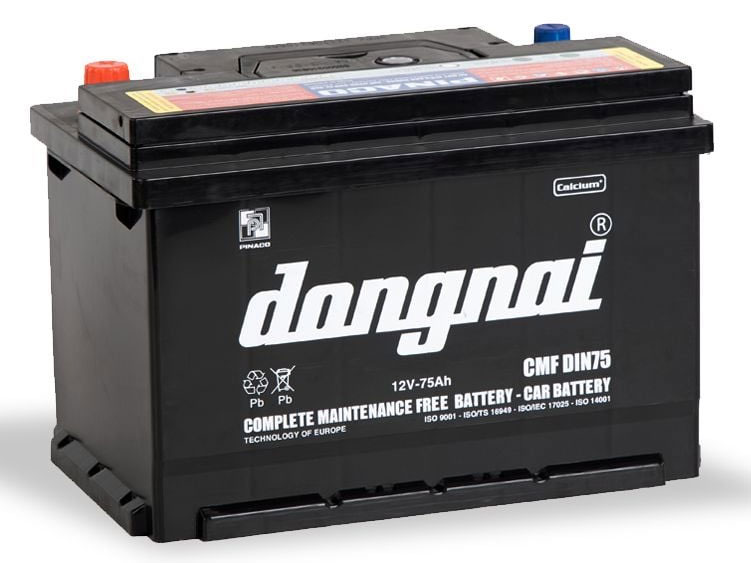 Ắc quy khô miễn bảo dưỡng Đồng Nai CMF DIN75