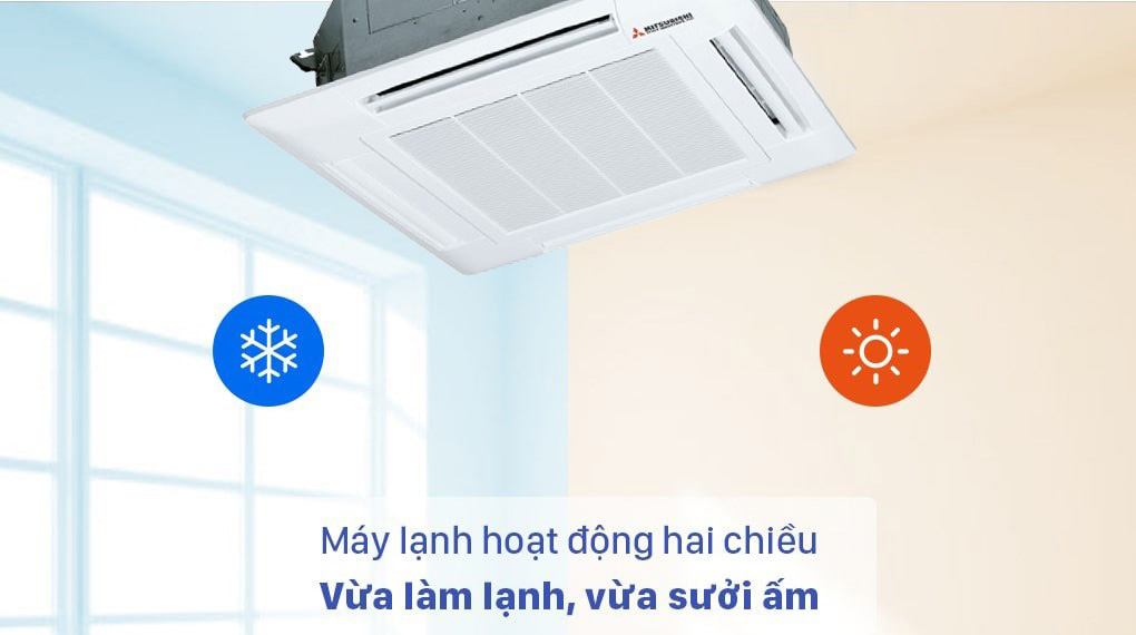 Điều hòa âm trần Mitsubishi Heavy 34.000BTU inverter FDT100VH/FDC100VNP-W