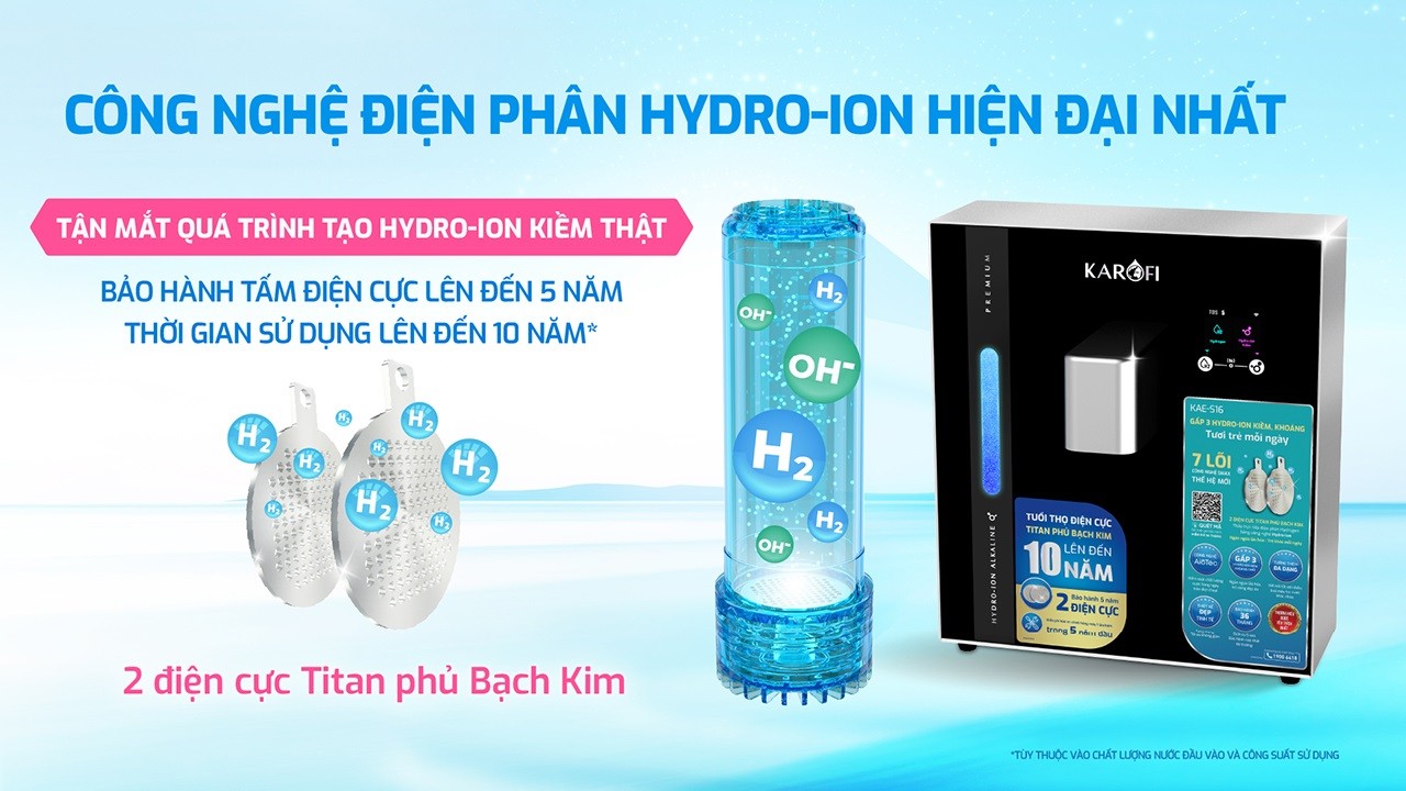 Máy chuyển đổi Hydro-ion kiềm KAE-S16