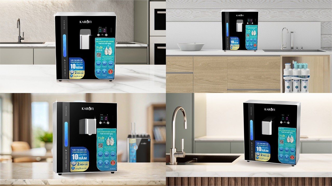  Máy chuyển đổi Hydro-ion kiềm Karofi 