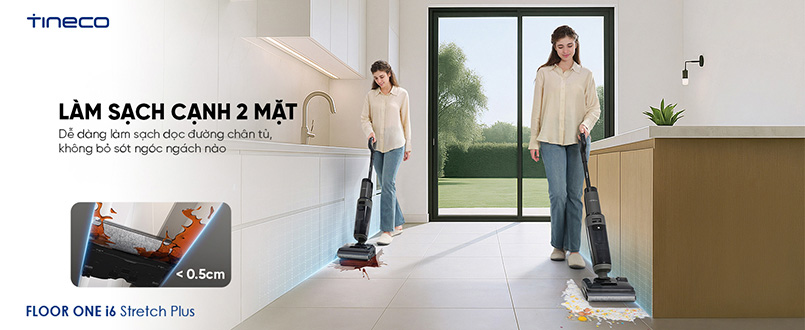 Máy hút bụi lau sàn khô ướt Floor One i6 Stretch Plus