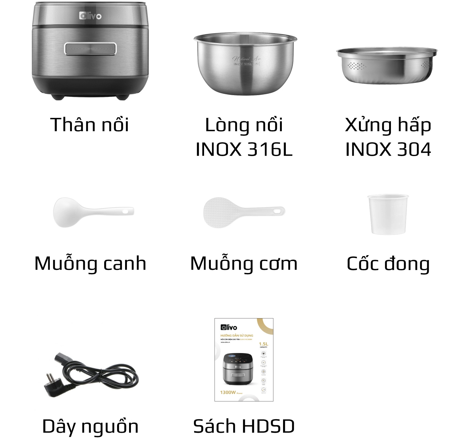 Nồi cơm điện Olivo