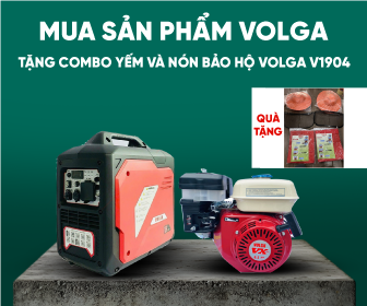 Tặng combo yếm và nón bảo hộ Volga V1904 khi mua sản phẩm Volga Tặng combo yếm và nón bảo hộ Volga V1904 khi mua sản phẩm Volga