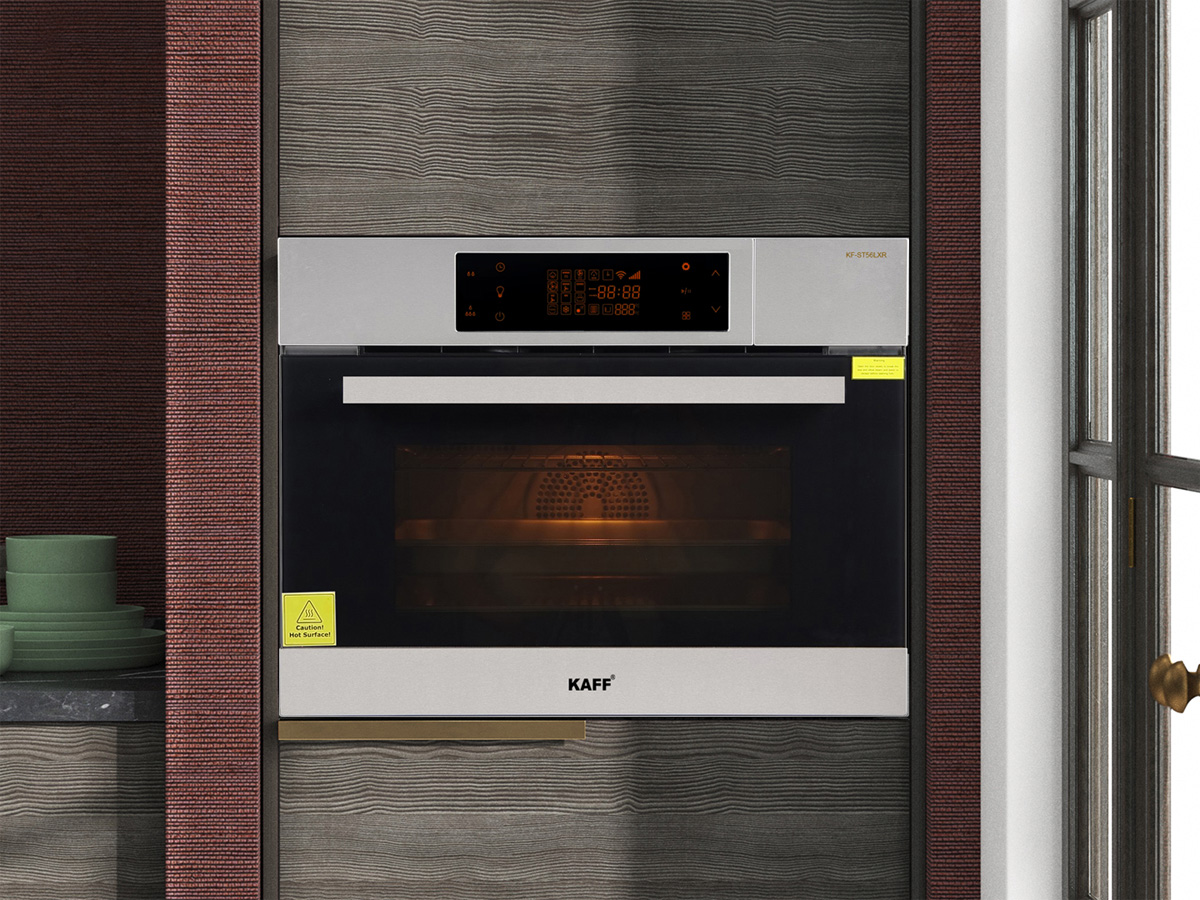 Lò nướng kết hợp hấp âm tủ Kaff KF-ST56LXR