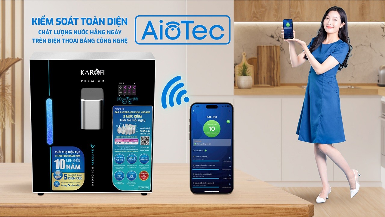 Máy chuyển đổi Hydro-ion kiềm để bàn