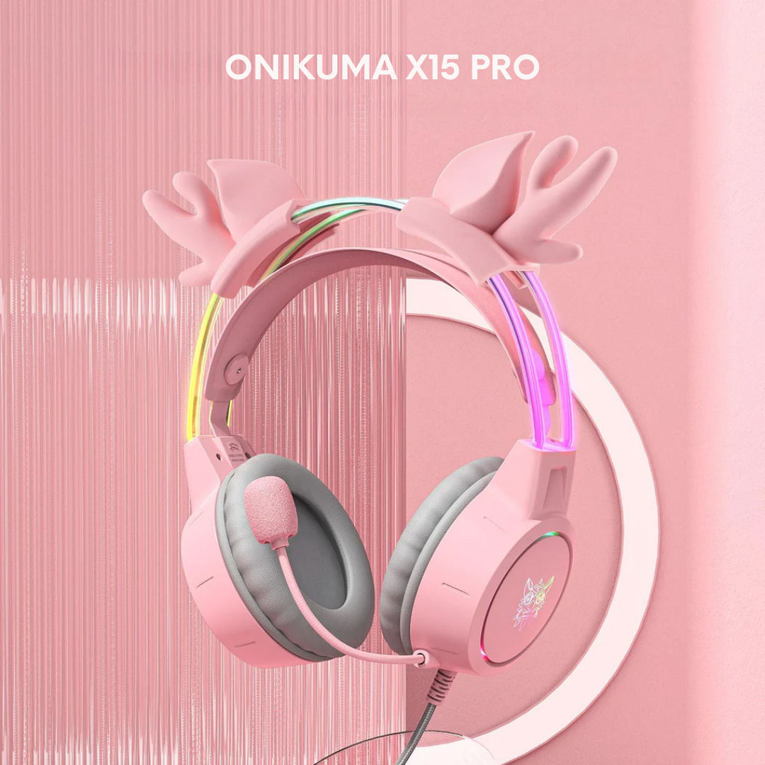 Tai nghe Onikuma X15 Pro RGB tai hươu độc đáo