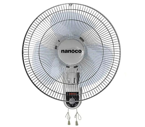 quạt Nanoco NWF1611G có 3 cánh với sải cánh lớn