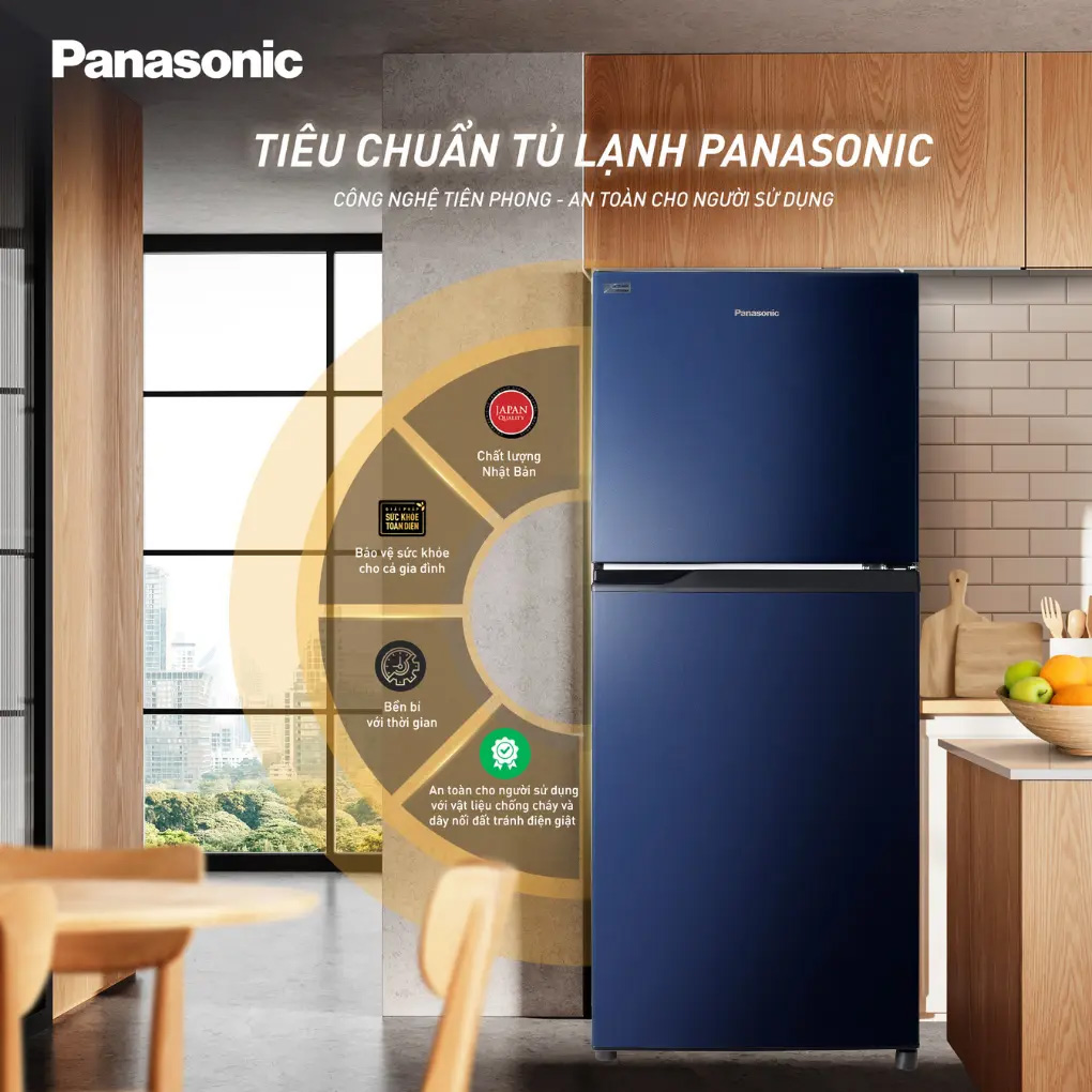 Tủ lạnh Panasonic Inverter 234 lít NR-TV261BPAV