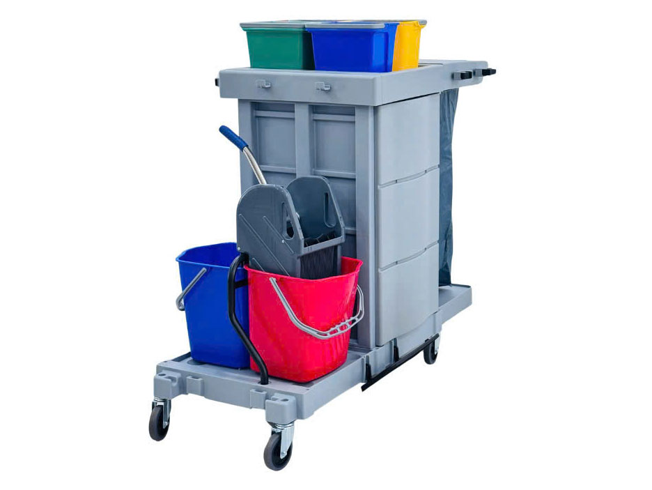Xe đẩy dọn vệ sinh HiClean HC181