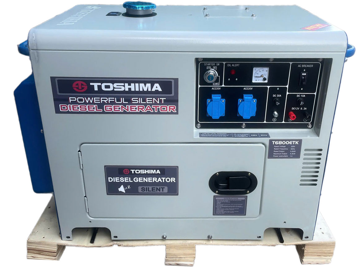 Máy phát điện diesel Toshima T6800ETK (5KW)