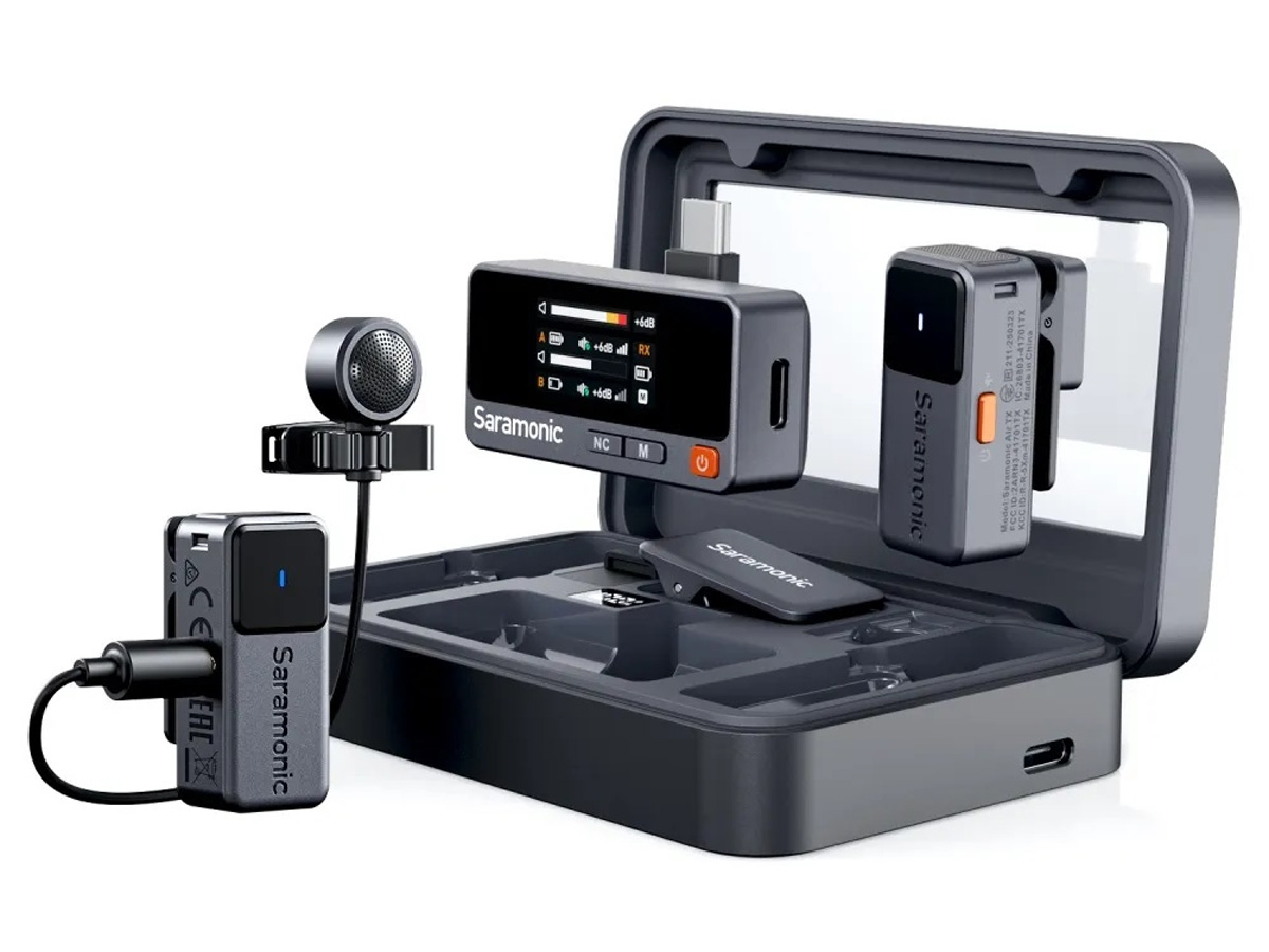Micro không dây Saramonic Air 02 (TX+TX+RX+LAV)
