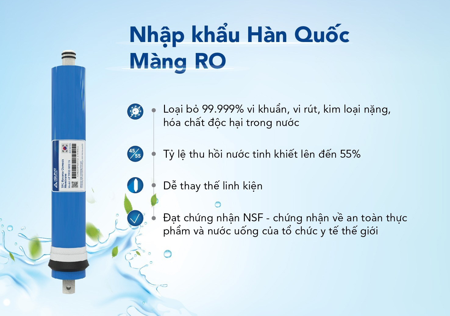 Máy lọc nước RO Funiki FP301R