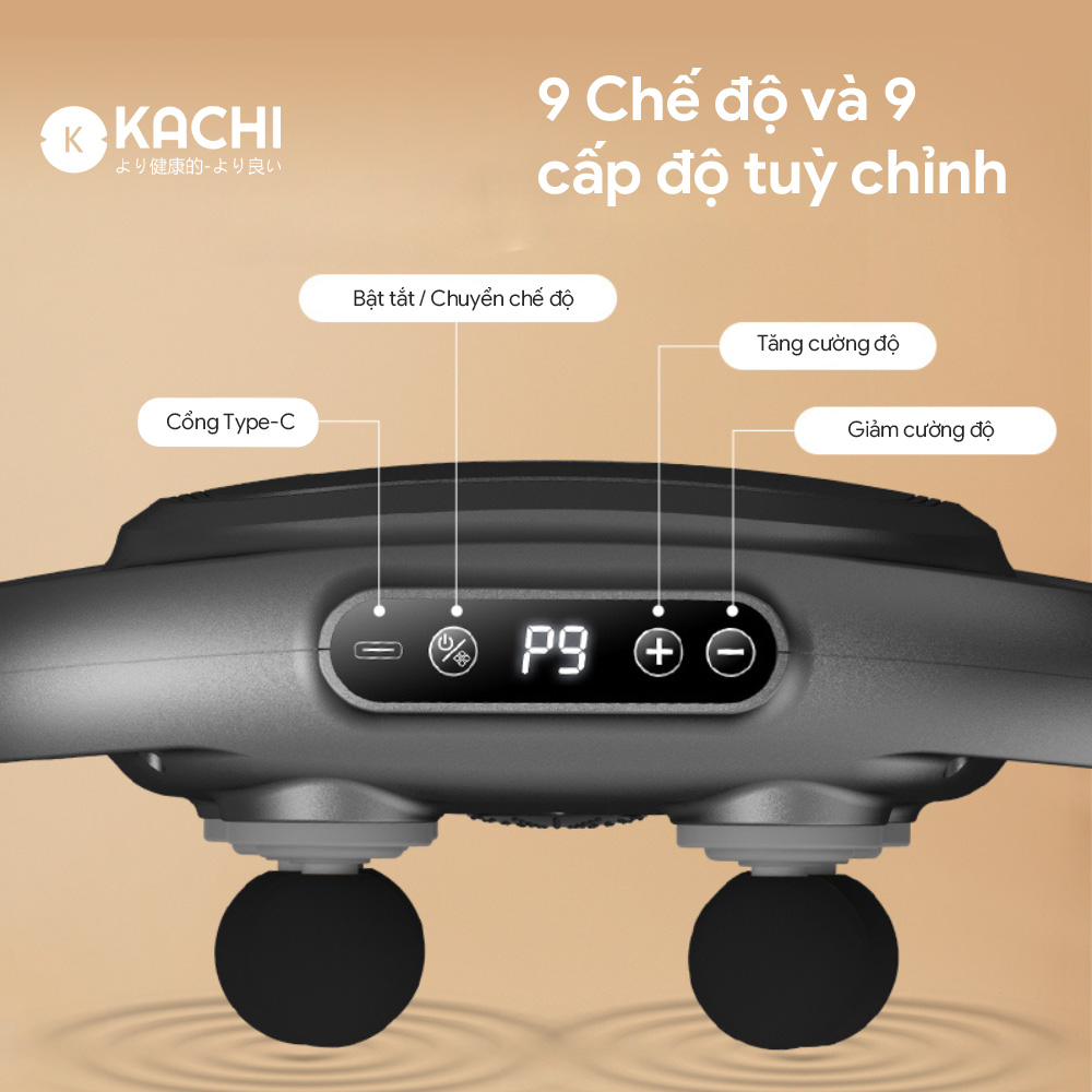 Máy massage đầu Kachi MK390