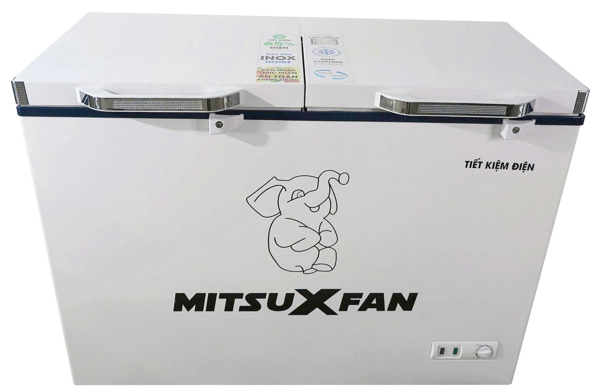 Tủ đông 2 ngăn MitsuXfan MF2-4066EPW (lòng tủ inox)