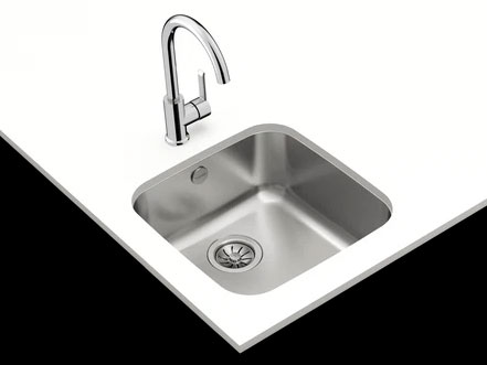 Chậu rửa inox lắp âm Teka BE 40.40