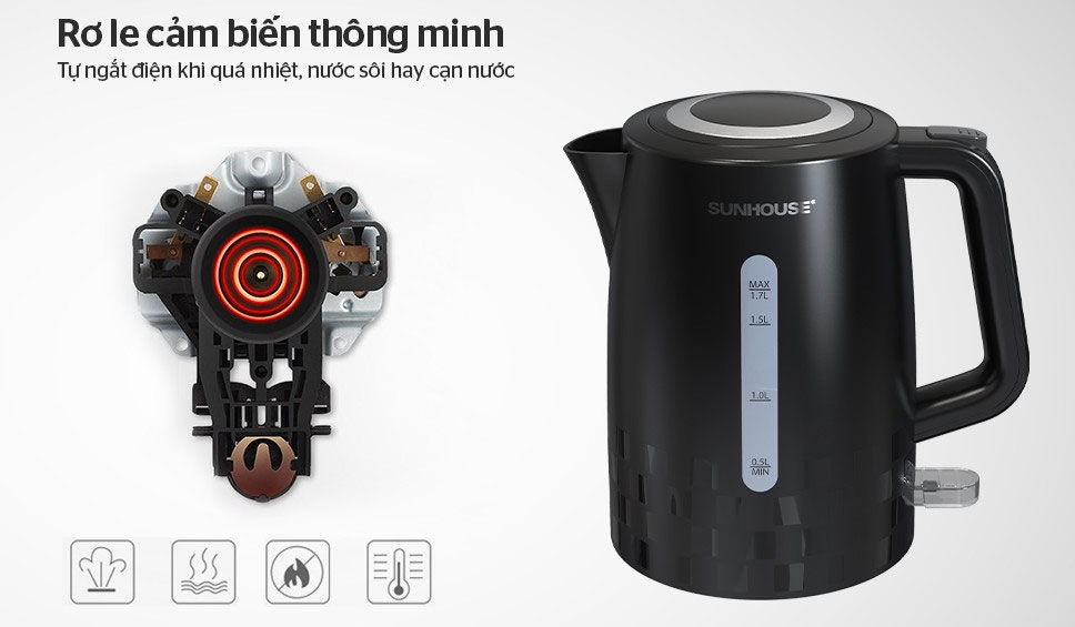Ấm siêu tốc Sunhouse  