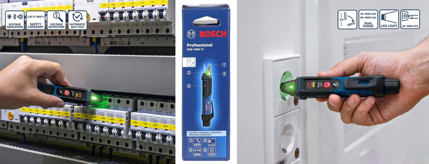 Bút thử điện Bosch GVD 1000-17 06010770K0