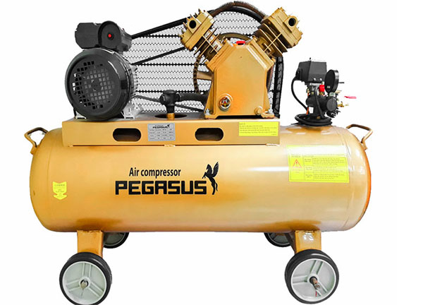 Pegasus TM-V-0.17/8 có bình chứa với dung tích lên tới 120 lít