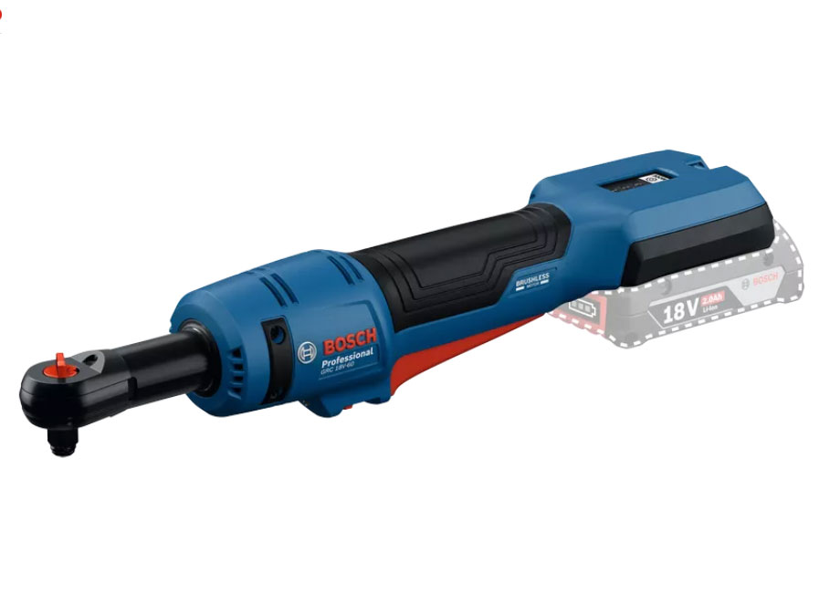 Máy vặn kiểu bánh cóc Bosch GRC 18V-60 06019N8080 (Solo, chưa pin, sạc)