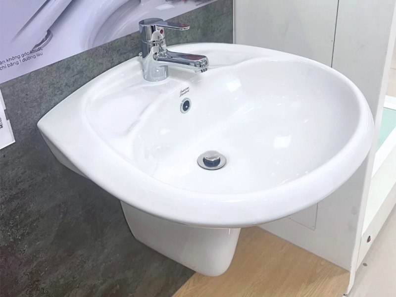 Lắp đặt Chậu rửa American Standard 1 lỗ VF-0969 Casablanca