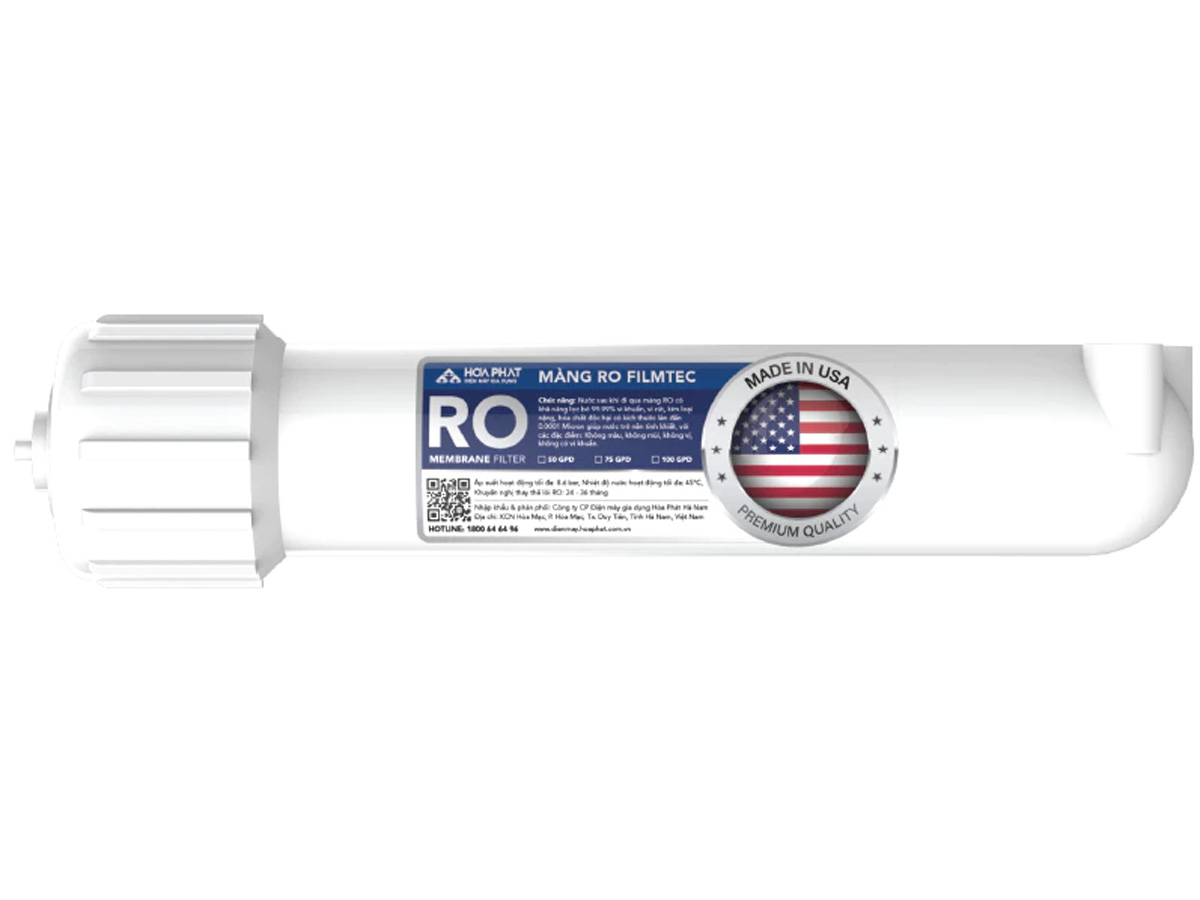 Lõi lọc RO Hòa Phát 75 GPD nhập khẩu Mỹ (số 4)