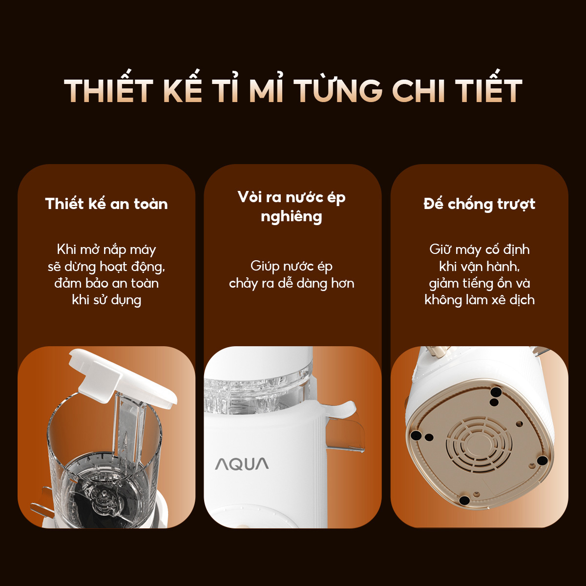 Máy ép trái cây Aqua AQS-JSJ0901RW-VN