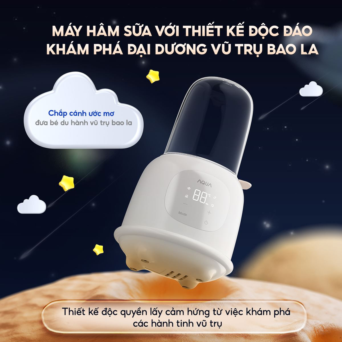 Máy hâm sữa AQUA AQS-WS21T