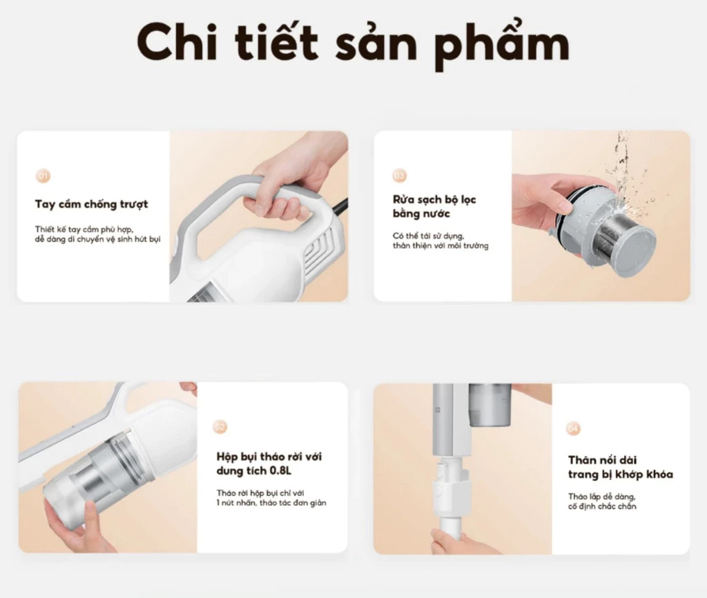 Máy hút bụi cầm tay AQUA