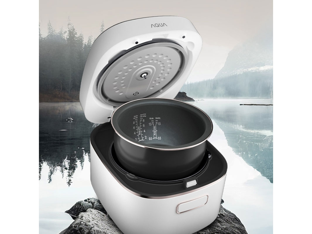 Nồi cơm điện cao tần Aqua AQS-RIH401R(W)-VN
