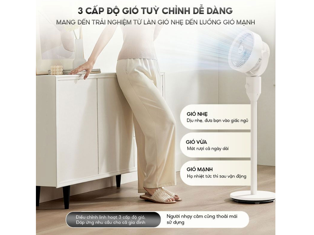 Quạt đứng lưu thông không khí Aqua  