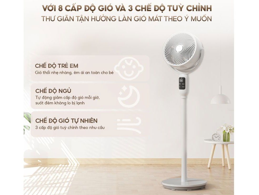 Quạt đứng lưu thông không khí  