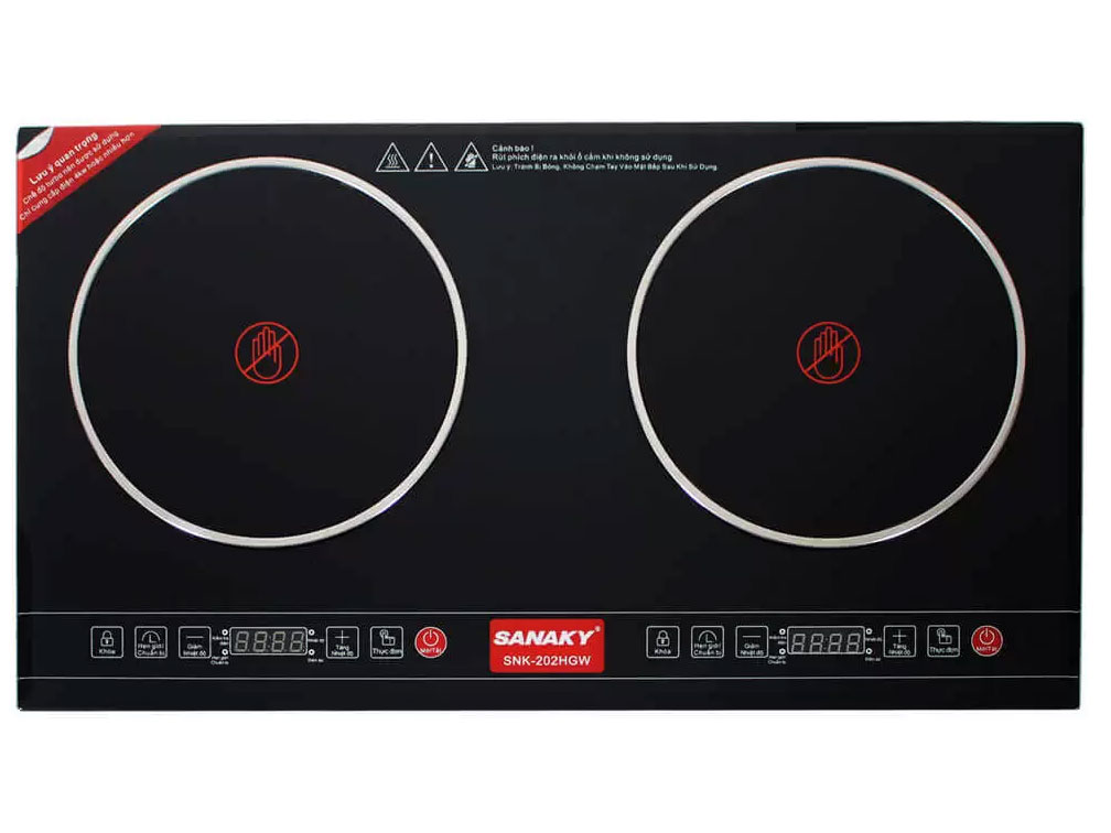 Bếp hồng ngoại đôi Sanaky SNK-202HGW
