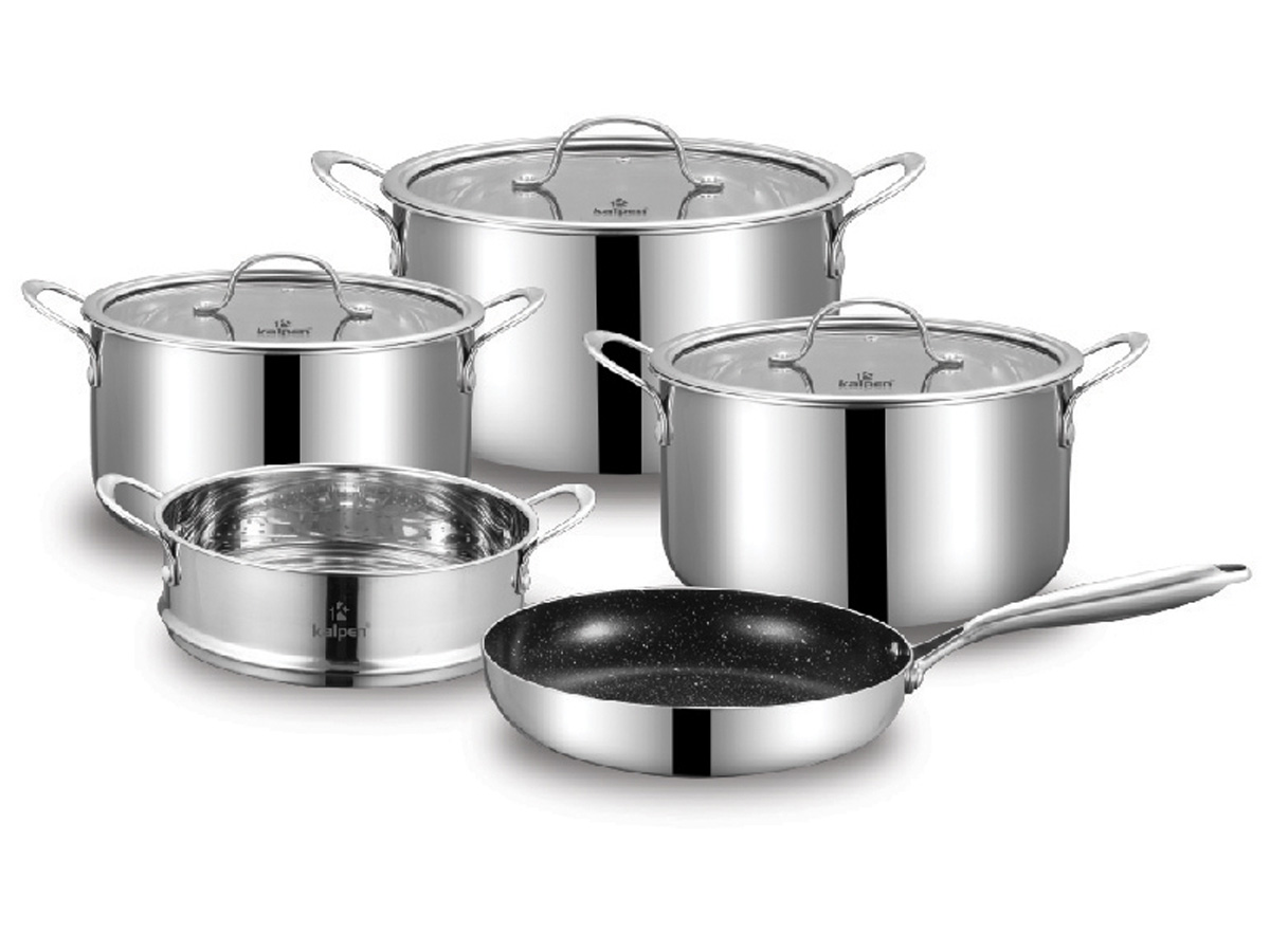 Bộ nồi Inox 3 lớp đúc liền khối Kalpen Kampfer KF3