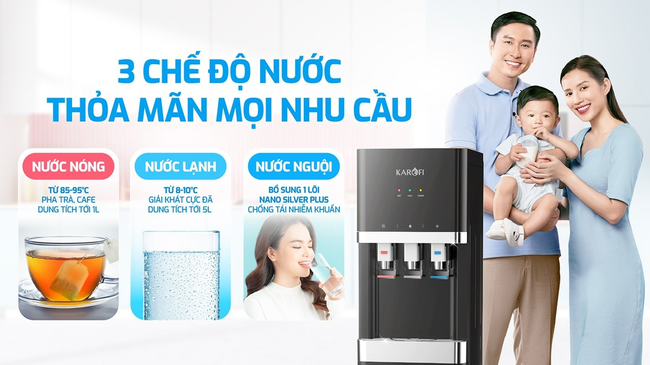 Máy nóng lạnh Karofi HCV208B