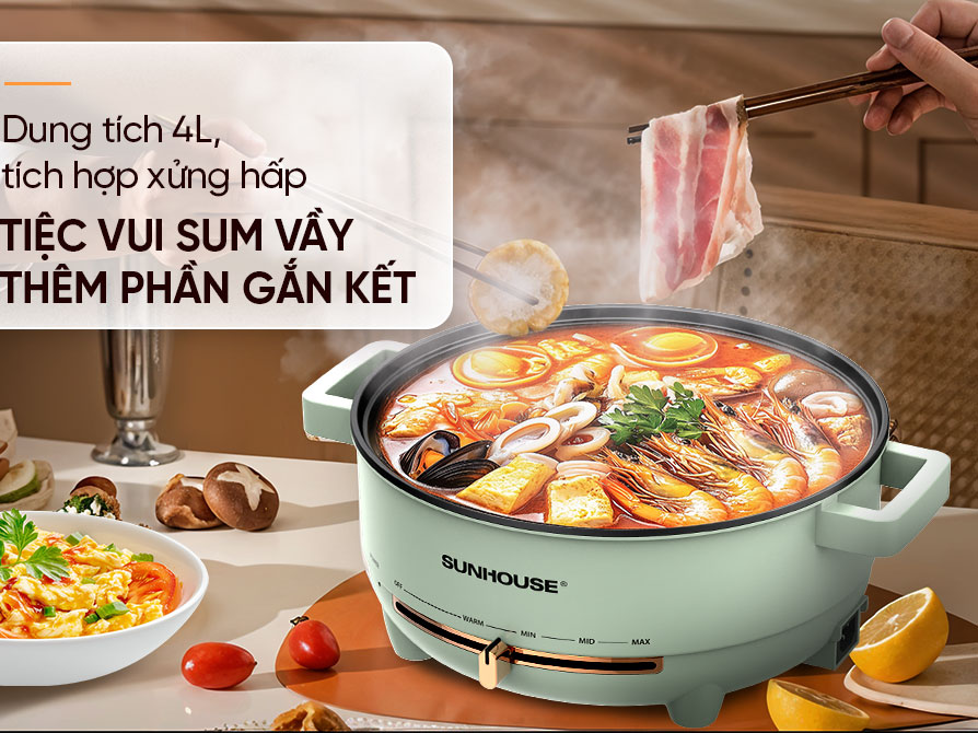 Lẩu điện đa năng Sunhouse SHD4540 