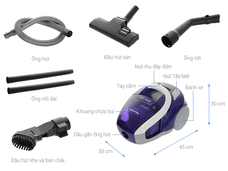 Máy hút bụi Panasonic MC-CL431AN46