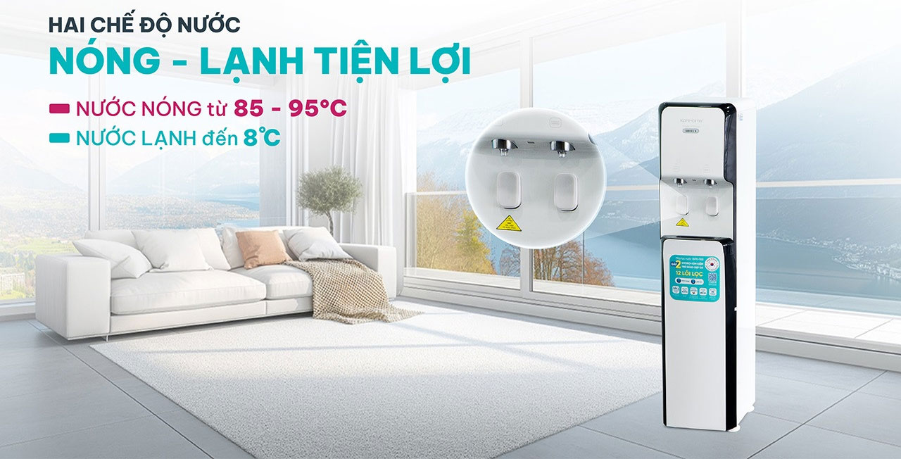Máy lọc nước nóng lạnh Korihome  