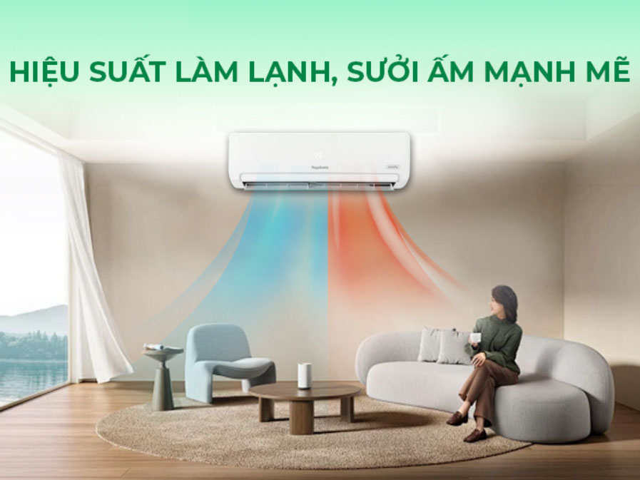 Điều hòa Nagakawa 9.000 BTU 2 chiều inverter NIS-A09R2T29