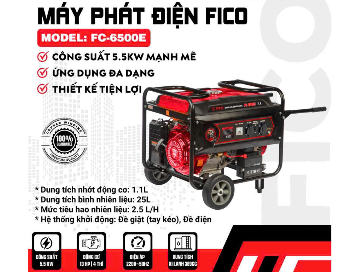 Máy phát điện Fico 