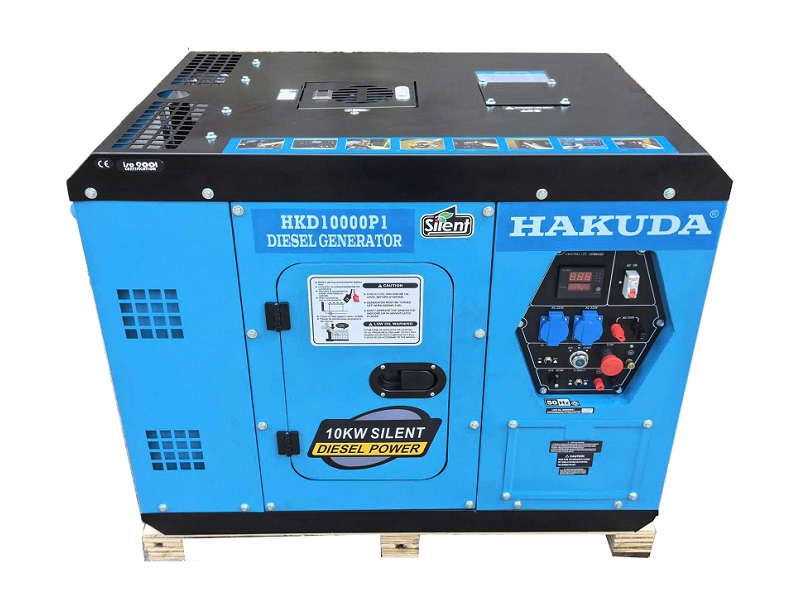Máy phát điện chạy dầu Hakuda HKD10000P1 (1 pha, 10KW)