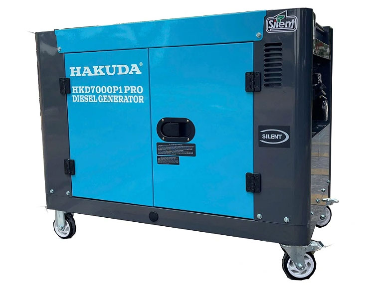 Máy phát điện chạy dầu Hakuda HKD7000P1 PRO (Siêu cách âm, 7KW)
