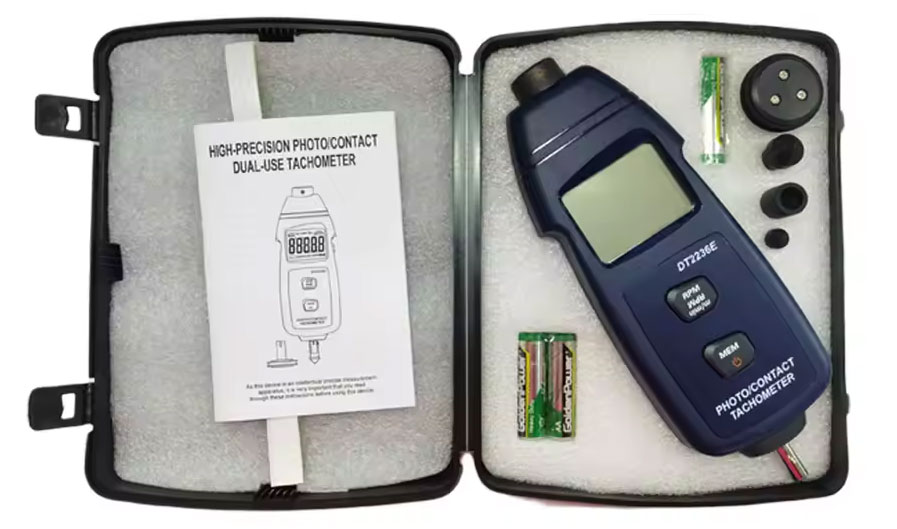Máy đo tốc độ vòng quay tiếp xúc và không tiếp xúc Total Meter DT2236E
