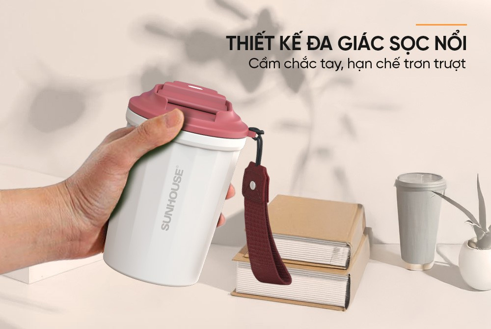 Bình cốc giữ nhiệt Mellow Sunhouse KS-TU390MW (390ml)