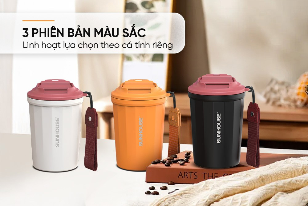 Bình cốc giữ nhiệt Mellow Sunhouse KS-TU390MW