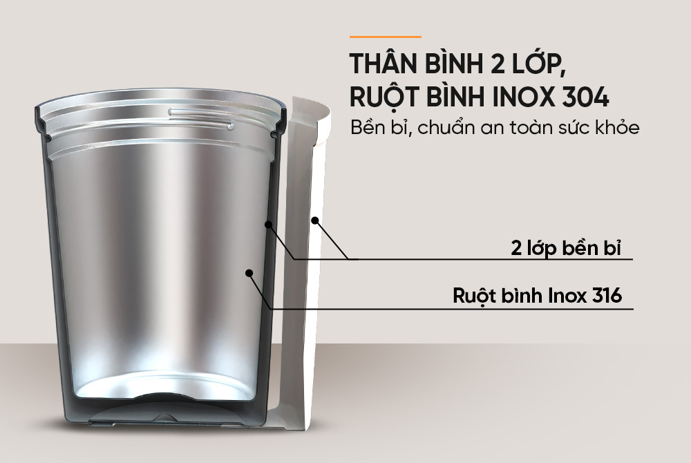 Bình giữ nhiệt Sunhouse KS-TU390MW