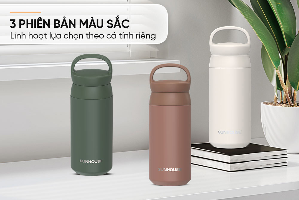 Bình giữ nhiệt Easy Go Sunhouse KS-TU350EW (350ml)