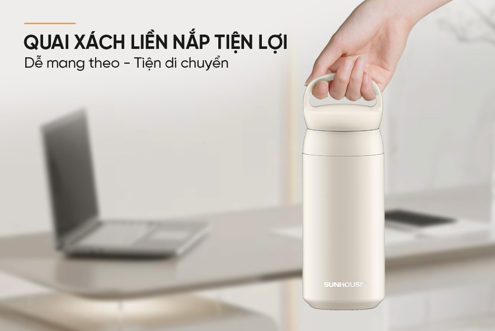 Bình giữ nhiệt Easy Go Sunhouse KS-TU350EW