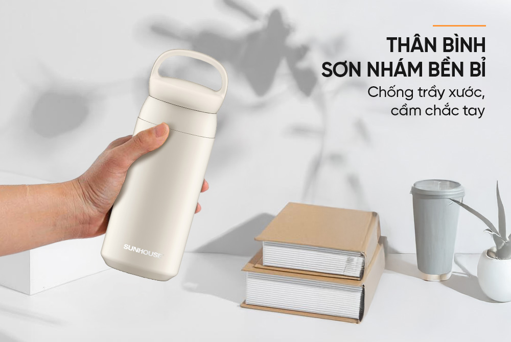 Bình giữ nhiệt Sunhouse KS-TU350EW (350ml)