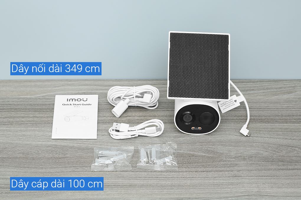 Camera IP ngoài trời 3MP IMOU Cell 3C năng lượng mặt trời IPC-K9DCP-3T0WE-V2