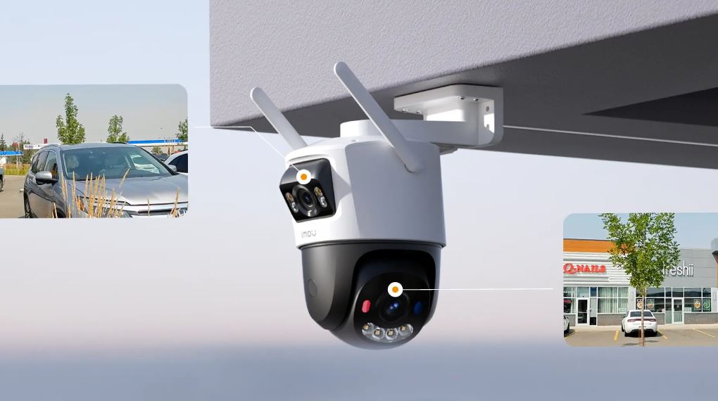 Camera IP ngoài trời 360 độ 4MP IMOU Cruiser Dual 2 Pro IPC-S7XFP-8U0WED